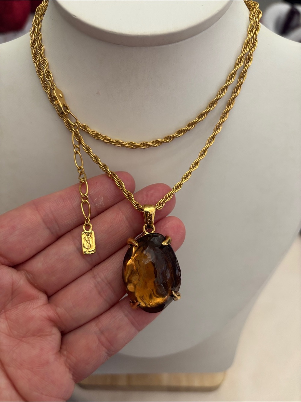 YSL Vintage Necklace - please listen to the details during live show!